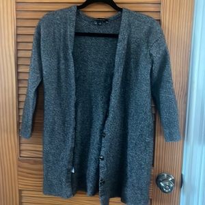 Ann Taylor Grey Cardigan